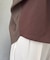 シルケット袖ターンBACKプルオーバー