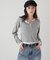 【WHO'S WHO gallery】レイヤードヘンリートップス