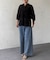 シアー切替シャツ