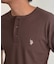 【U.S. POLO ASSN.】コンパクトリブヘンリーT