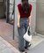 【CIAOPANIC TYPY】シアーフロッキーカラーフレンチトップス