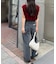 【CIAOPANIC TYPY】シアーフロッキーカラーフレンチトップス
