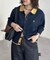 【U.S. POLO ASSN. 】フェイクレイヤードニットシャツ