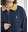 【U.S. POLO ASSN. 】フェイクレイヤードニットシャツ