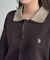 【U.S. POLO ASSN. 】フェイクレイヤードニットシャツ
