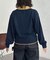 【U.S. POLO ASSN. 】フェイクレイヤードニットシャツ