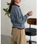 【U.S. POLO ASSN. 】フェイクレイヤードニットシャツ