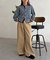 【U.S. POLO ASSN. 】フェイクレイヤードニットシャツ