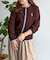 【U.S. POLO ASSN.】フェイクレイヤードクルーカーディガン