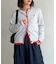 【U.S. POLO ASSN.】フェイクレイヤードクルーカーディガン