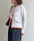 【U.S. POLO ASSN.】フェイクレイヤードクルーカーディガン