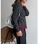 【U.S. POLO ASSN.】フェイクレイヤードクルーカーディガン