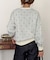 【U.S. POLO ASSN.】フェイクレイヤードスウェットライクニット