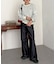 【U.S. POLO ASSN.】フェイクレイヤードスウェットライクニット