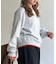 【U.S. POLO ASSN.】フェイクレイヤードスウェットライクニット