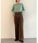 コーデュロイストレートパンツ