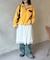 配色フリースハーフジッププルオーバー