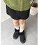 厚底ムートンシューズ