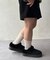 厚底ムートンシューズ