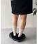 厚底ムートンシューズ