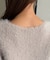 5分袖シャギーニット