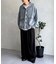 モヘアタッチステッチニットシャツ