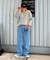【CIAOPANIC TYPY】リシェイプモーションワッフルニットプルオーバー