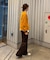 【CIAOPANIC TYPY】リシェイプモーションワッフルニットプルオーバー