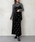 【セットアップ着用可】小花刺繍ベロアイレヘムキャミ
