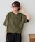 【Discoat】【Enlude】配色ステッチドロストTシャツ