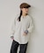 【Kastane】【WHIMSIC】サーマル ヘンリーネックTシャツ