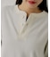 【Kastane】【WHIMSIC】サーマル ヘンリーネックTシャツ