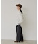 【Kastane】【WHIMSIC】サーマル ヘンリーネックTシャツ