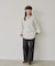 【Kastane】【WHIMSIC】サーマル ヘンリーネックTシャツ