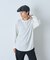 【Kastane】【WHIMSIC】サーマル ヘンリーネックTシャツ