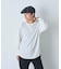 【Kastane】【WHIMSIC】サーマル ヘンリーネックTシャツ