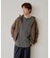 【Kastane】【WHIMSIC】サーマル ヘンリーネックTシャツ