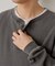【Kastane】【WHIMSIC】サーマル ヘンリーネックTシャツ