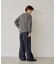 【Kastane】【WHIMSIC】サーマル ヘンリーネックTシャツ