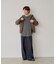 【Kastane】【WHIMSIC】サーマル ヘンリーネックTシャツ