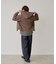 【Kastane】【WHIMSIC】サーマル ヘンリーネックTシャツ