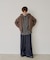【Kastane】【WHIMSIC】サーマル ヘンリーネックTシャツ