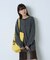 【Kastane】【WHIMSIC】サーマル ヘンリーネックTシャツ