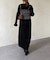 ビスチェSET袖フリルニットワンピース