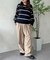 【U.S. POLO ASSN.】アクリルクルーネックニット