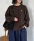 【U.S. POLO ASSN.】モヘアライククルーネックニット