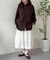 【WEB限定】ウールタッチビッグシャツ