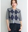【Ray Cassin】レイヤード釦カーディガン
