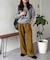 2タックワイドストレートスラックス