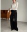 【CAPRICIEUX LE'MAGE】WタックベルトSETパンツ